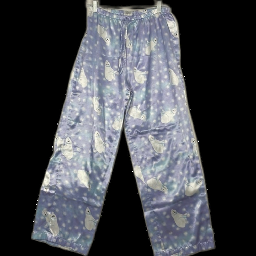 Pajama Bottoms / Lounge Pants, Elastic Waist, Large (Girls)